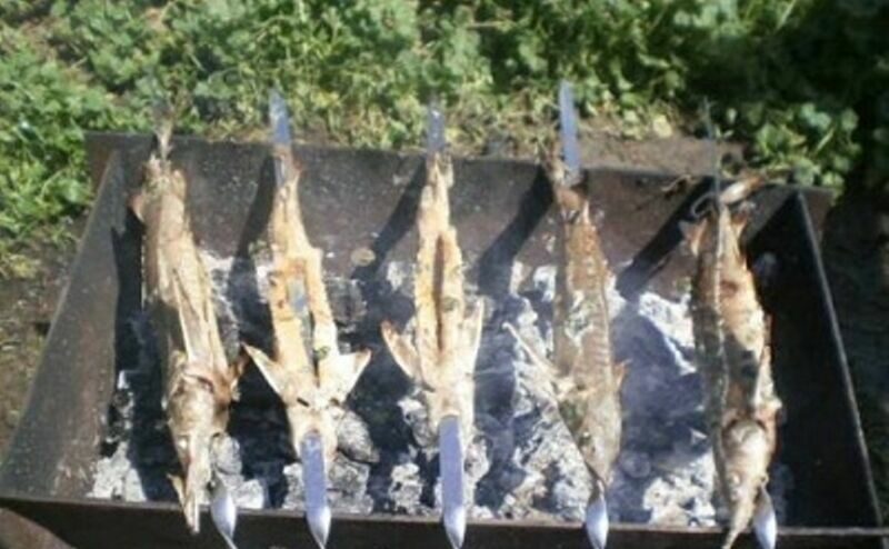 Шашлык из рыбы на гриле. Какую рыбу выбрать и как приготовить рыбный шашлык шаг 14